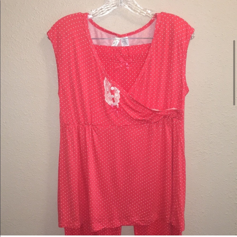 Lamaze 2pc Maternity Sleeveless Sleep Set Size M - Picture 3 of 8